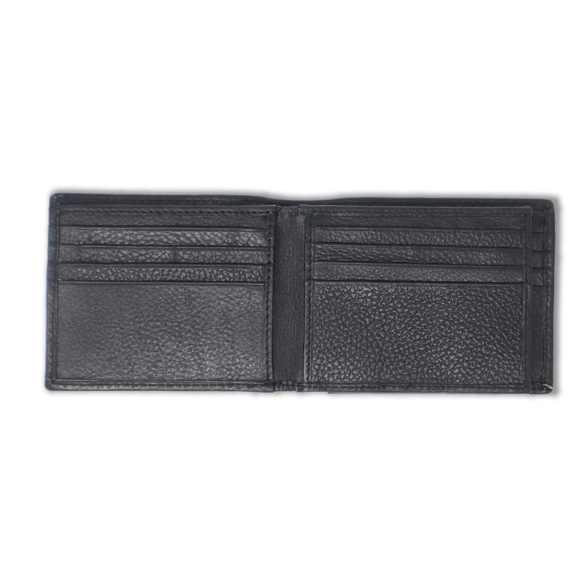Simple Black Leather Wallet - Larimars Clothing Men's Formal and casual wear shirts