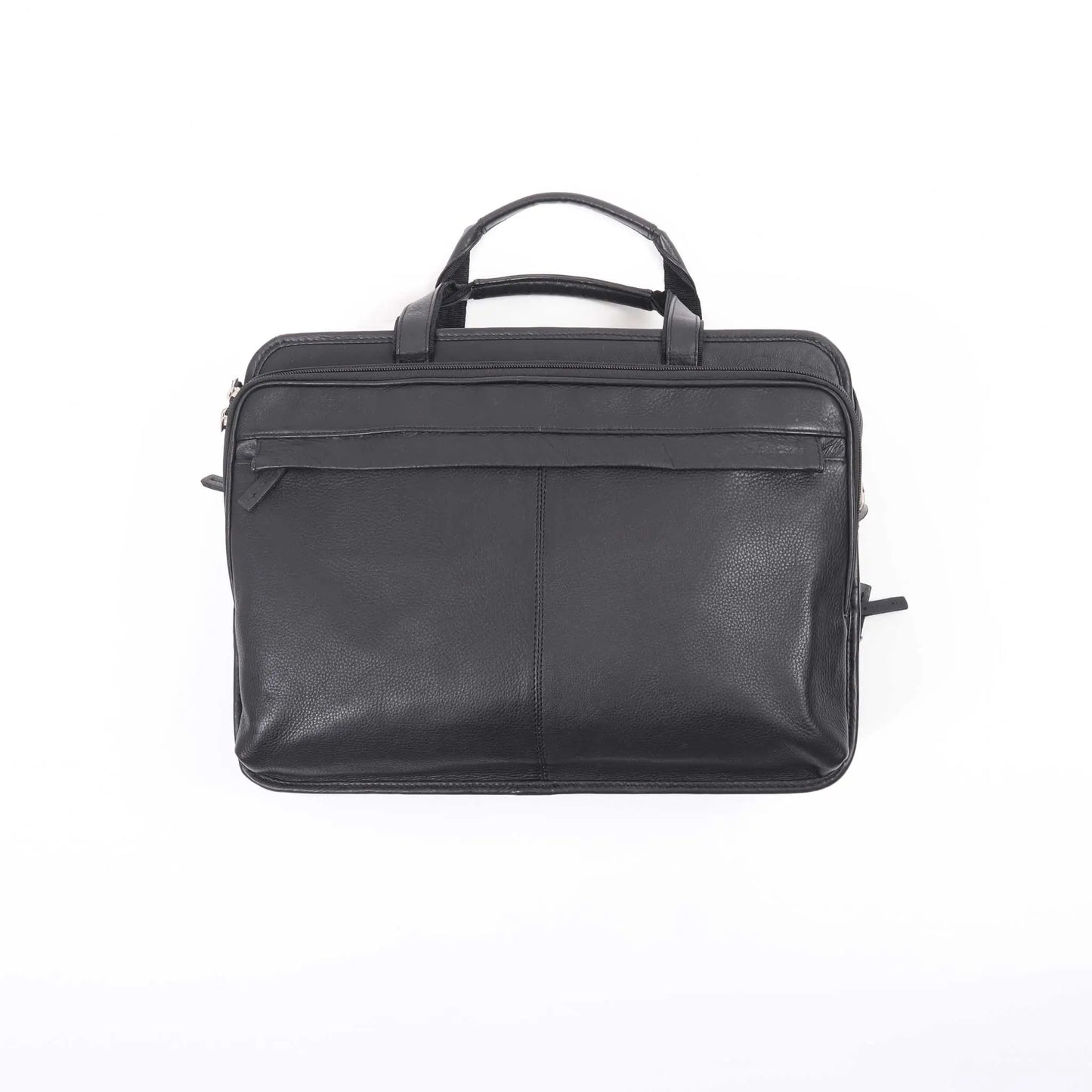 Leather Briefcase Laptop Bag | Black - Larimars Clothing Men's Formal and casual wear shirts