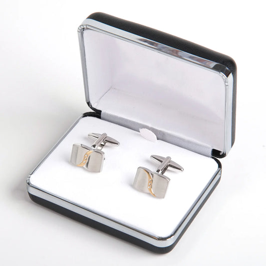 Gold Tone Cuff Link - Larimars Clothing Men's Formal and casual wear shirts