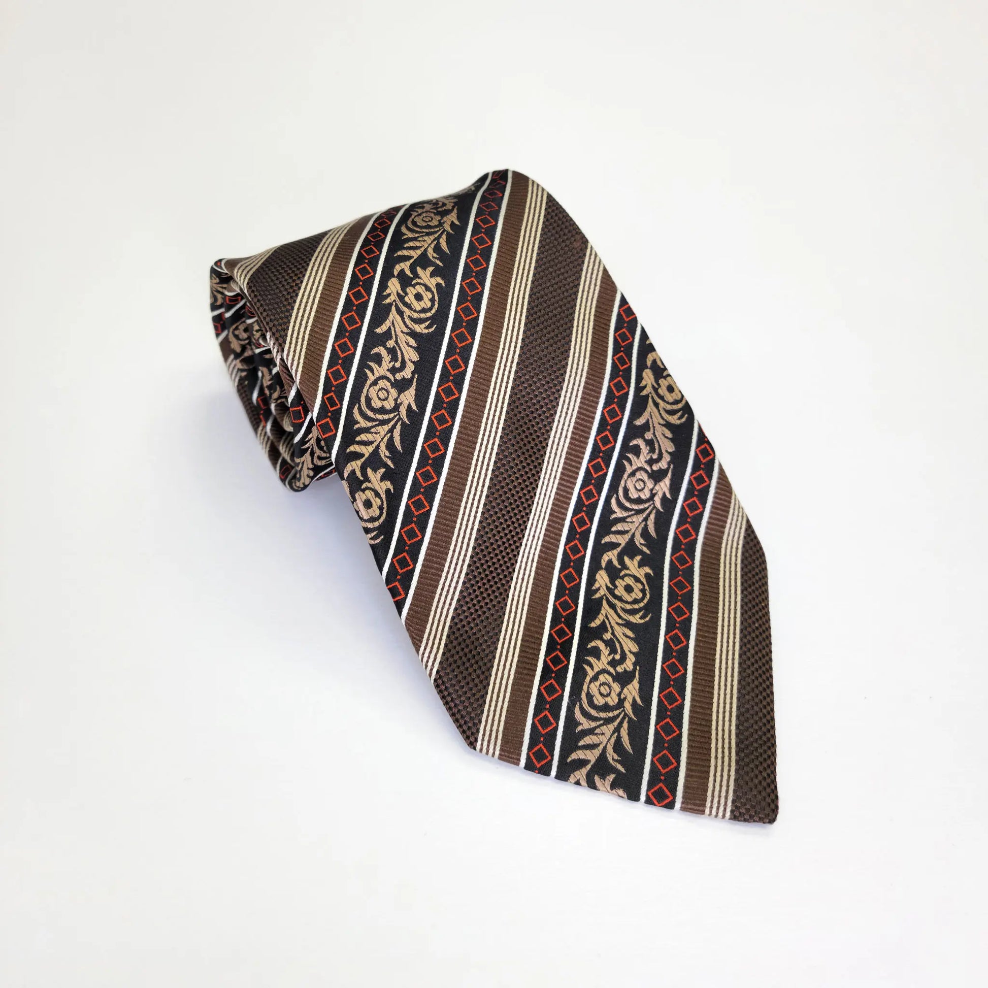 Gold & Brown Stripe - Larimars Clothing Men's Formal and casual wear shirts