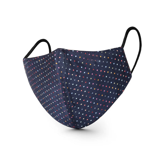 Navy Multi Color Dots - Larimars Clothing Men's Formal and casual wear shirts