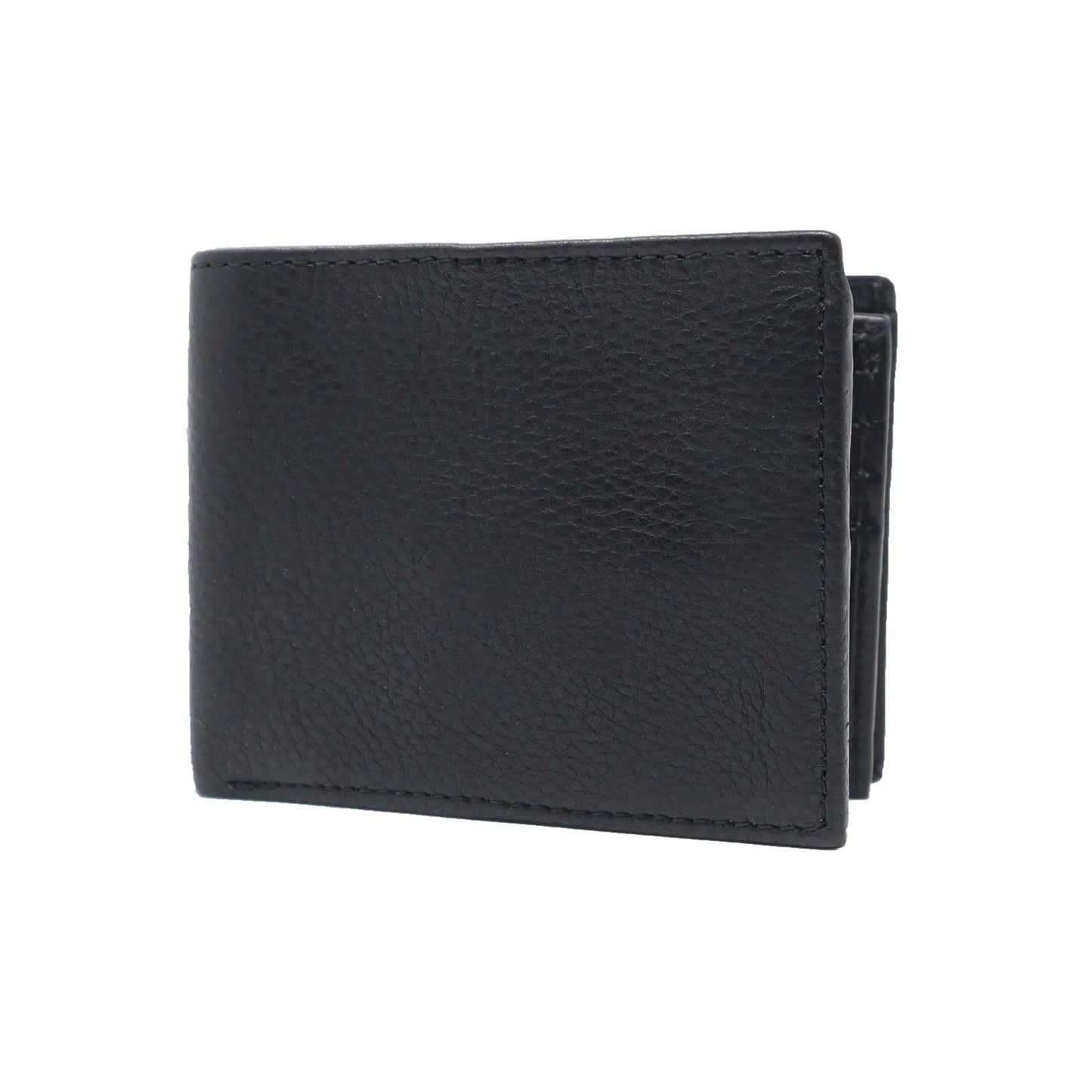 RFID Black Tri-Fold Leather Wallet - Larimars Clothing Men's Formal and casual wear shirts