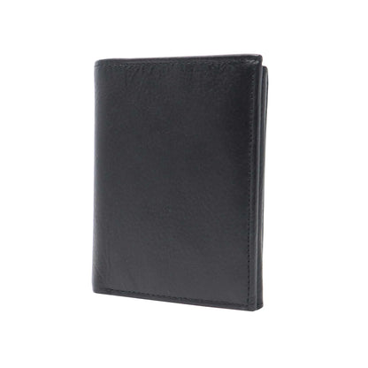 Tall Black Leather Wallet - Larimars Clothing Men's Formal and casual wear shirts