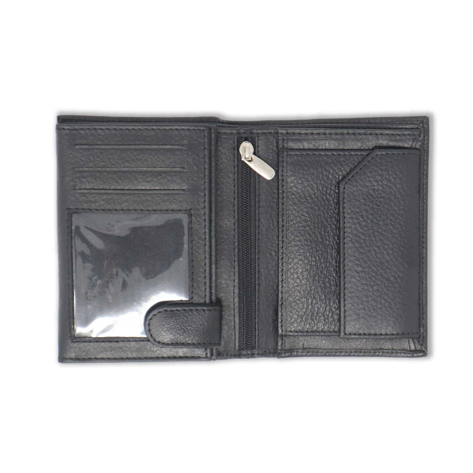 Tall Black Leather Wallet - Larimars Clothing Men's Formal and casual wear shirts