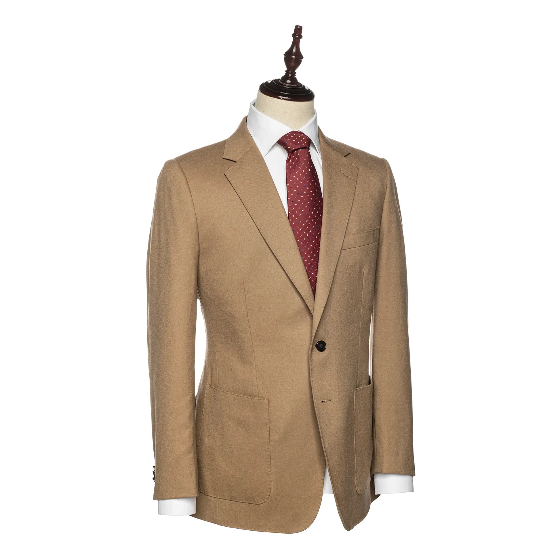 Tan Woolen Jacket for Men