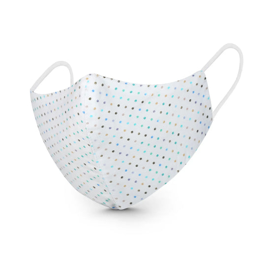White Multi Color Dots - Larimars Clothing Men's Formal and casual wear shirts
