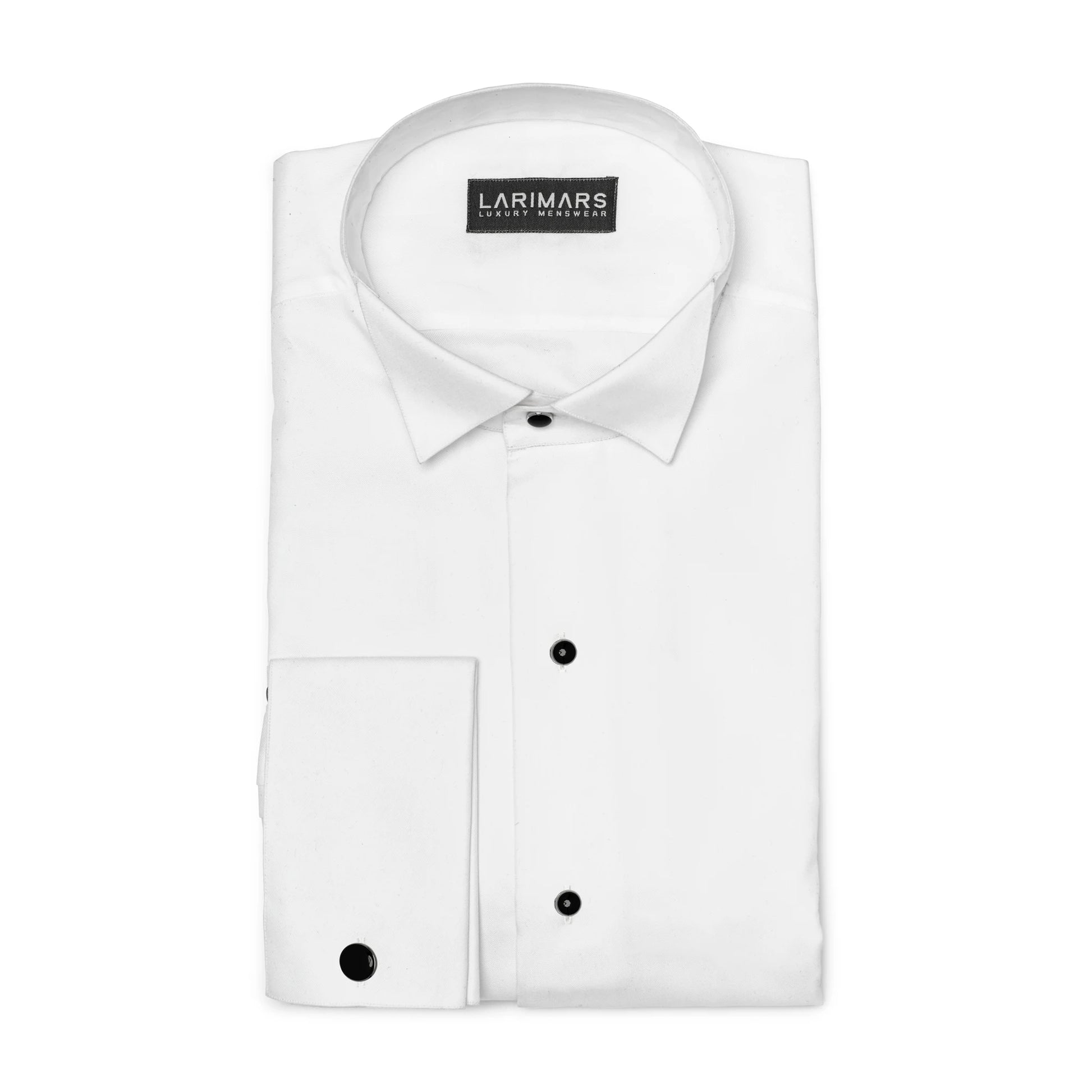 Wingtip Tuxedo Wedding Shirt - Larimars Clothing Men's Formal and casual wear shirts