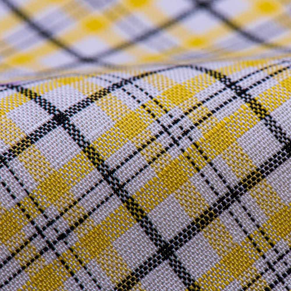 Yellow Cotton Linen Multi Check - Larimars Clothing Men's Formal and casual wear shirts