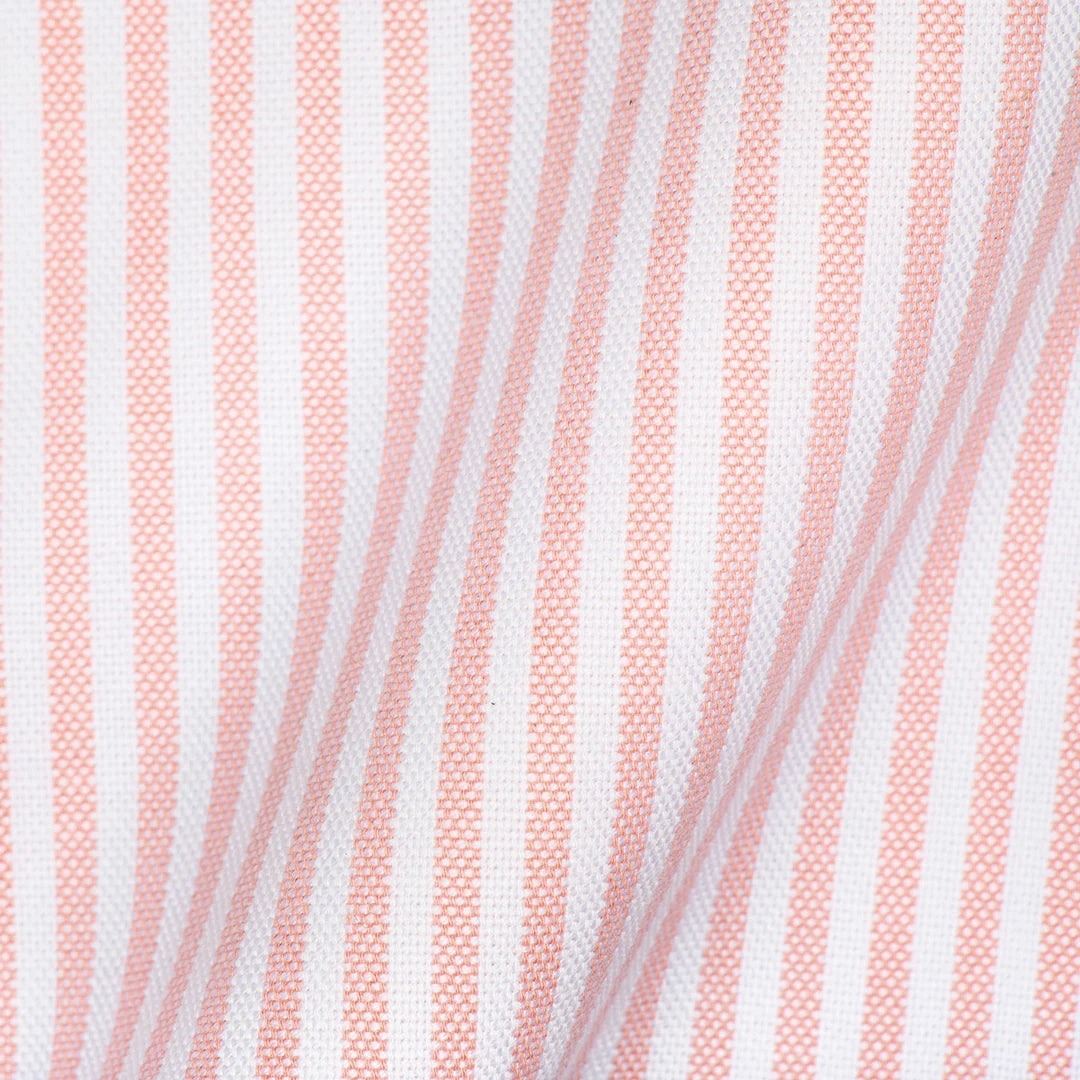 Baby Pink Stripe | Light Weight Oxford - Larimars Clothing Men's Formal and casual wear shirts