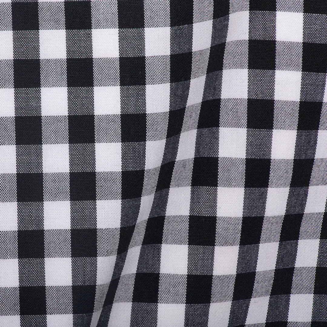 Black Gingham - Larimars Clothing Men's Formal and casual wear shirts