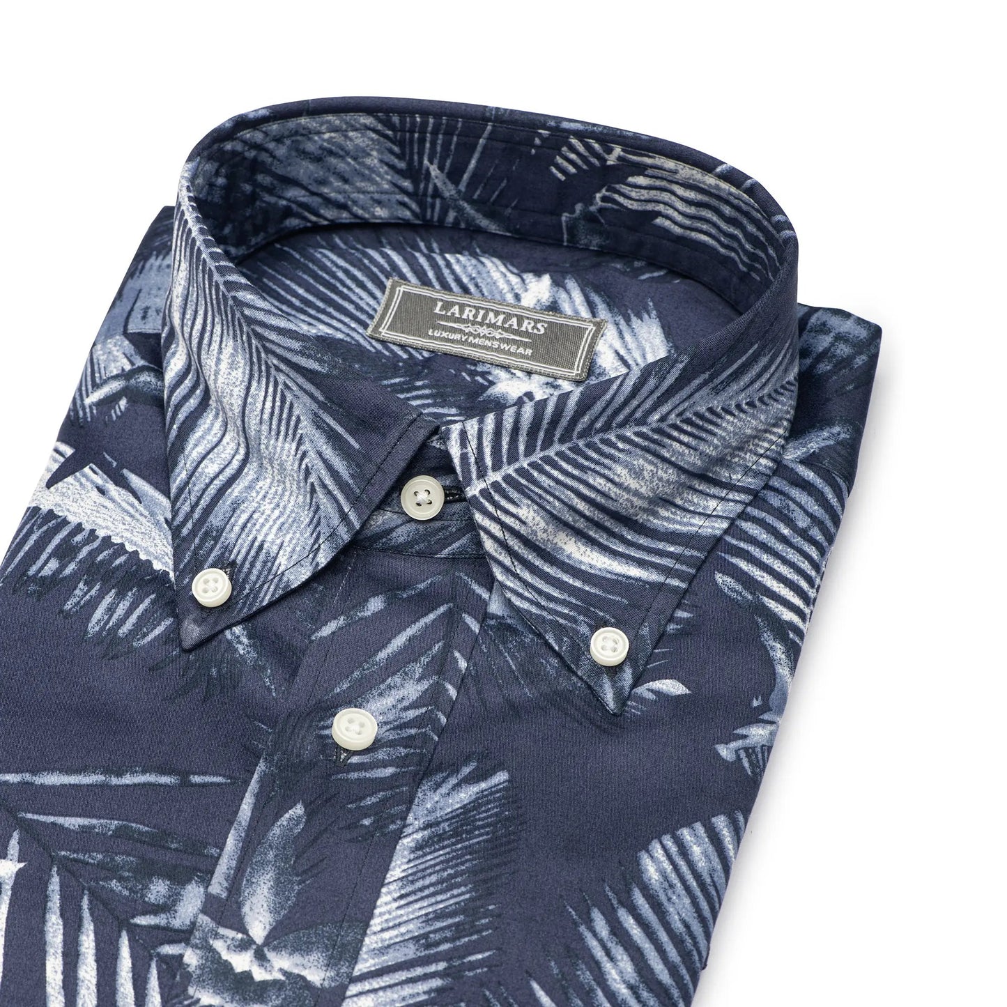 Blue Floral Print - Larimars Clothing Men's Formal and casual wear shirts