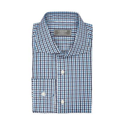 Blue Multi Check - Larimars Clothing Men's Formal and casual wear shirts