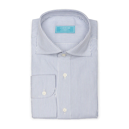 Blue Pencil Stripe - Larimars Clothing Men's Formal and casual wear shirts