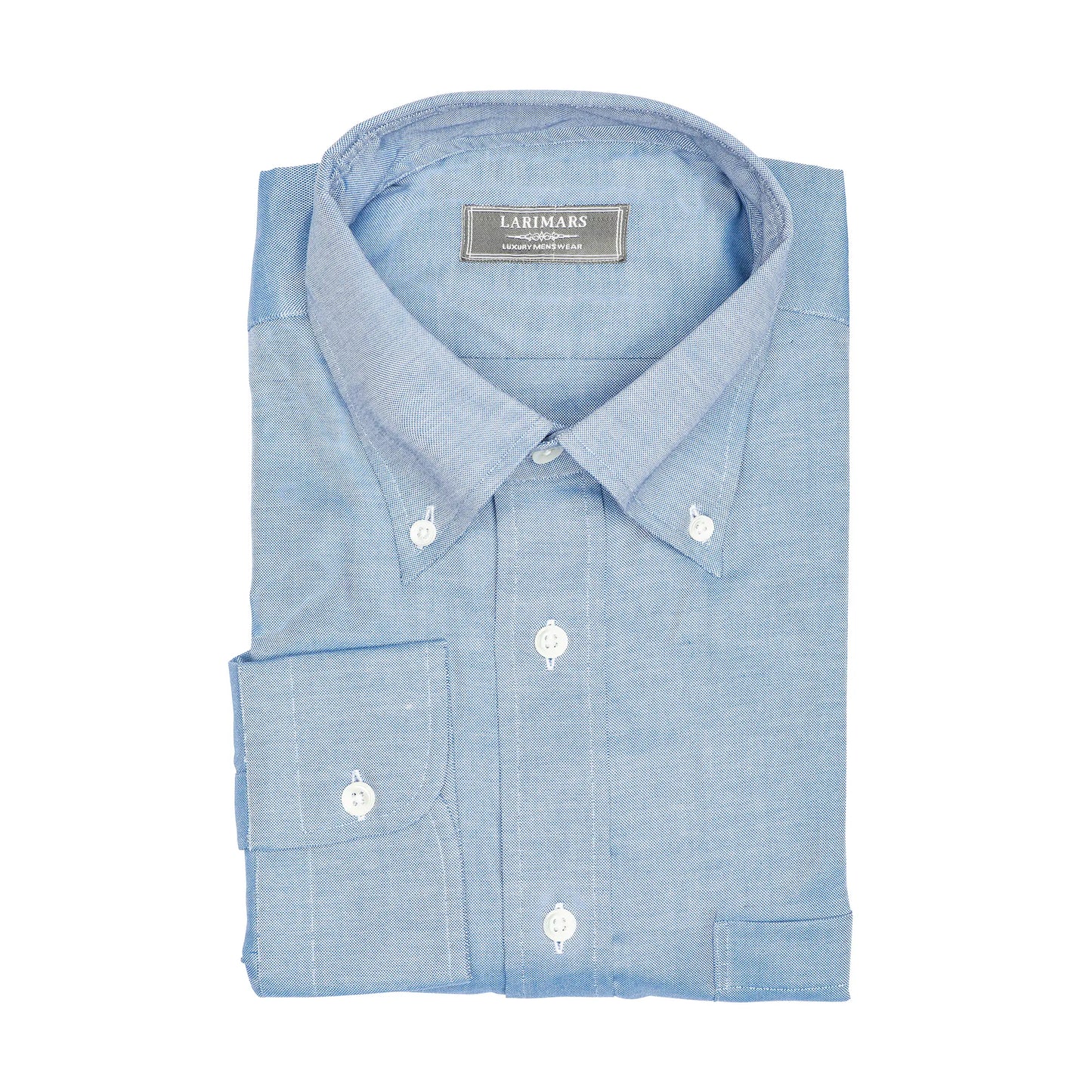 Blue Pin Oxford - Larimars Clothing Men's Formal and casual wear shirts