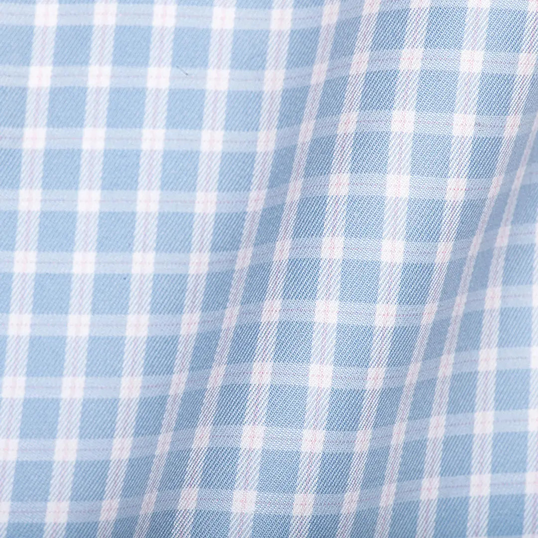Blue & Red Twill - Larimars Clothing Men's Formal and casual wear shirts