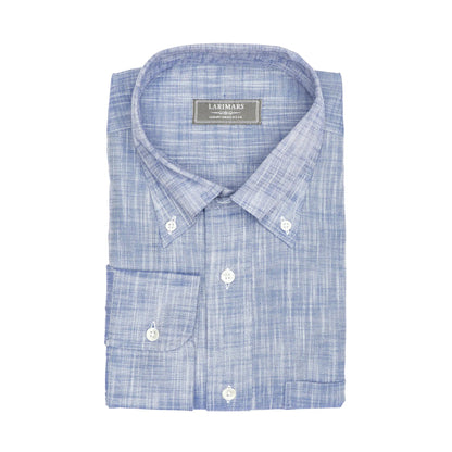 Blue Slub - Larimars Clothing Men's Formal and casual wear shirts