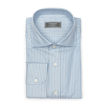 Blue & White Dobby Stripe - Larimars Clothing Men's Formal and casual wear shirts