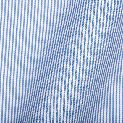 Blue & White Texture Stripe - Larimars Clothing Men's Formal and casual wear shirts