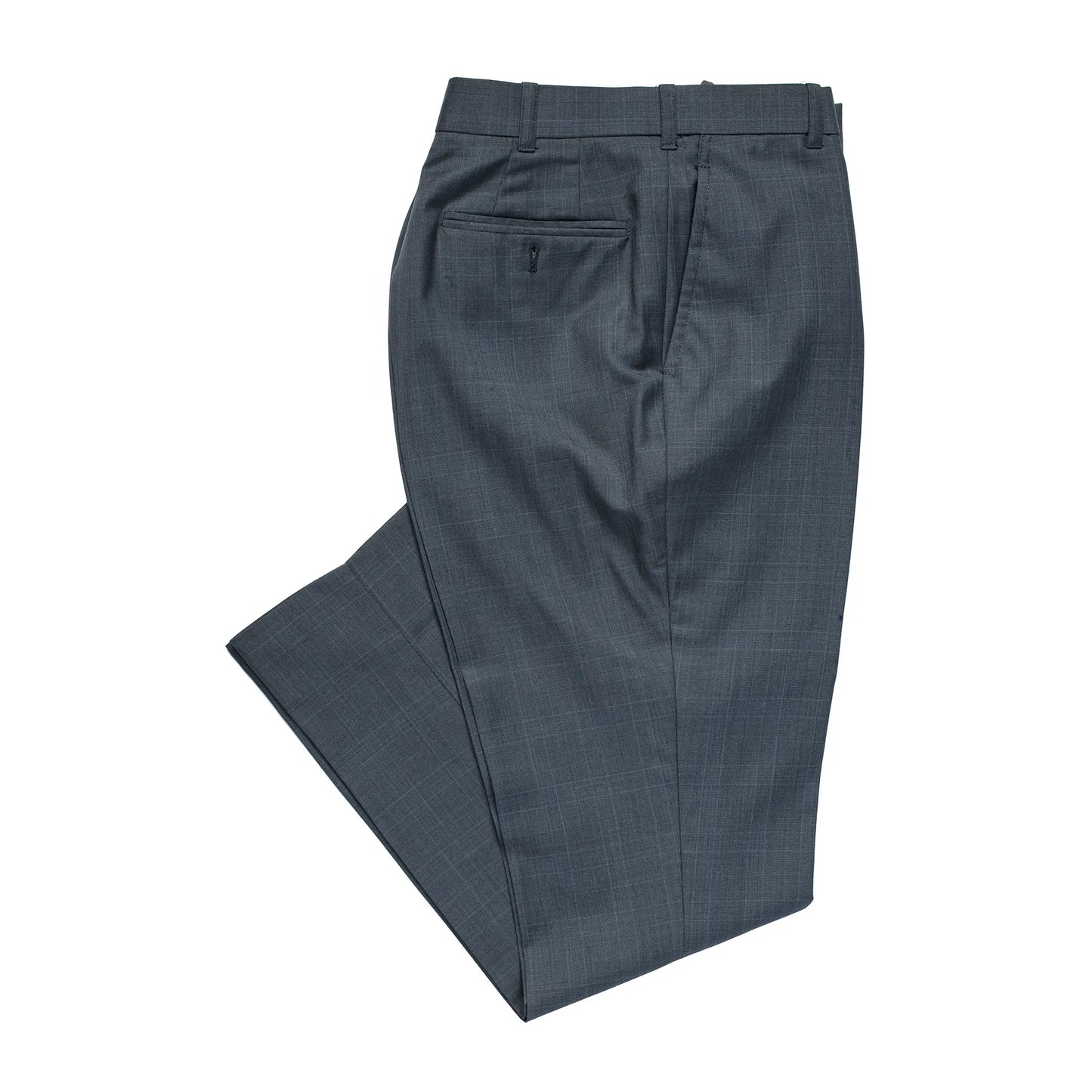 Dark Blue Windowpane Suits Trouser