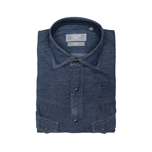 Enzyme Washed - Western Style Denim - Larimars Clothing Men's Formal and casual wear shirts