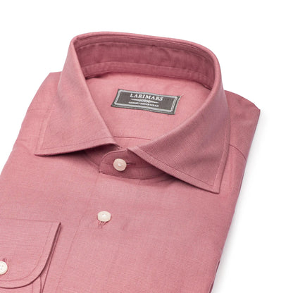 Dark Peach Cotton Linen | Burgoyne - Larimars Clothing Men's Formal and casual wear shirts