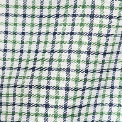 Green & Blue Mini Check - Larimars Clothing Men's Formal and casual wear shirts