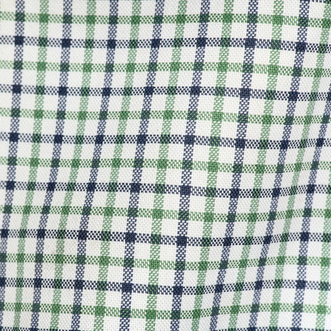 Green & Blue Mini Check - Larimars Clothing Men's Formal and casual wear shirts