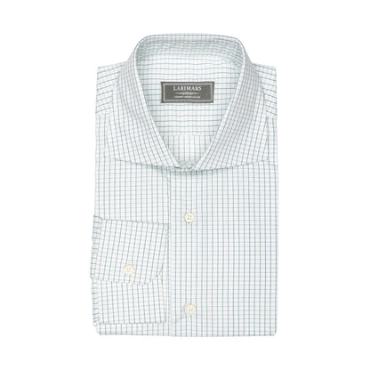 Green & White Check - Larimars Clothing Men's Formal and casual wear shirts