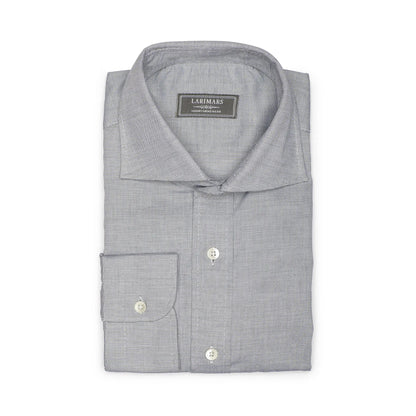 Grey End on End - Larimars Clothing Men's Formal and casual wear shirts