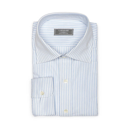 Light Blue Stripe Oxford - Larimars Clothing Men's Formal and casual wear shirts