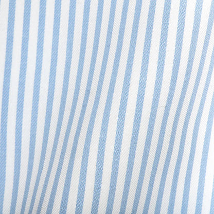 Light Blue Twill Pencil Stripe - Larimars Clothing Men's Formal and casual wear shirts