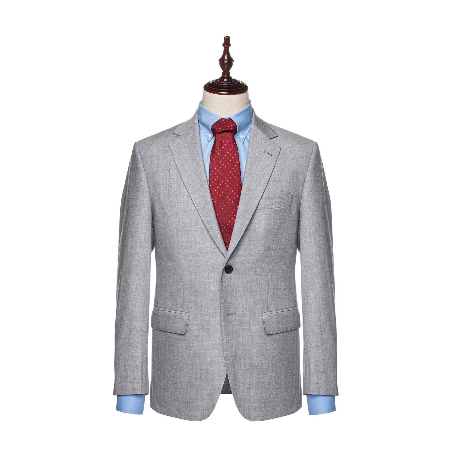 Light Grey Sharkskin Suit - Larimars Clothing Men's Formal and casual wear shirts