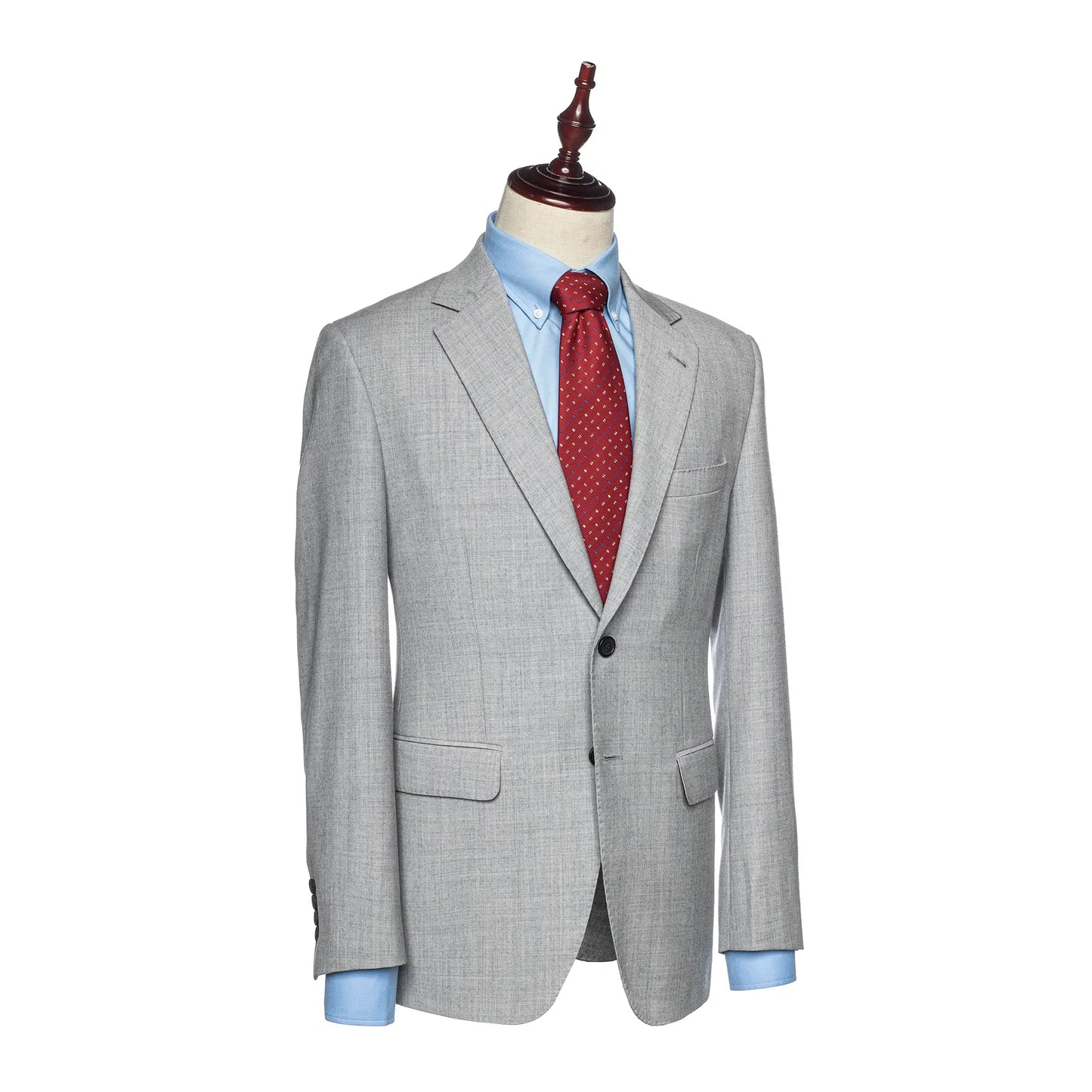 Light Grey Sharkskin Suit - Larimars Clothing Men's Formal and casual wear shirts