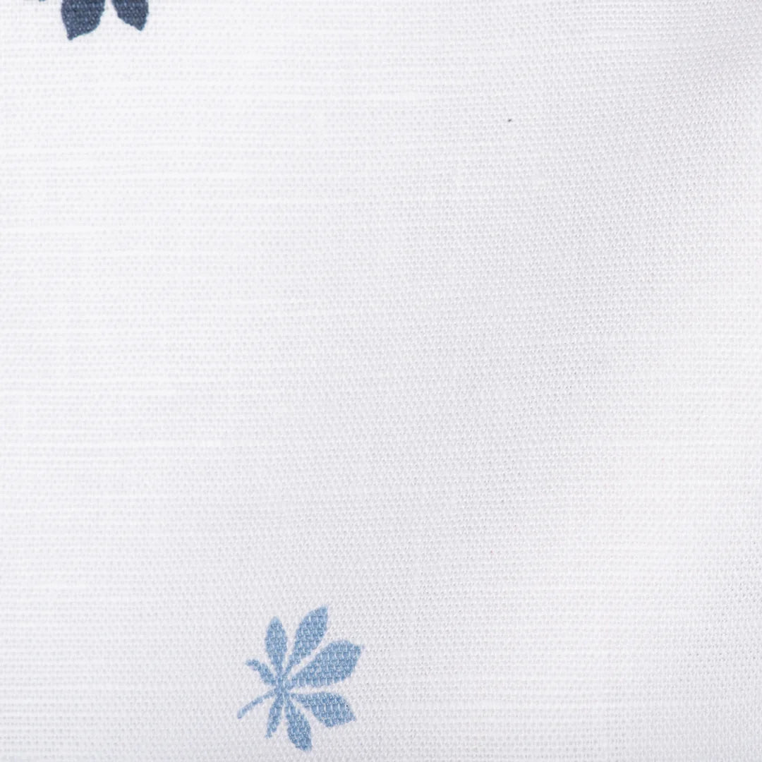 Linen White Print - Larimars Clothing Men's Formal and casual wear shirts