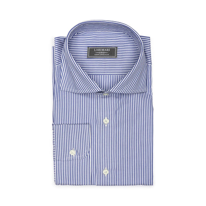 Medium Blue Pencil Stripe - Larimars Clothing Men's Formal and casual wear shirts