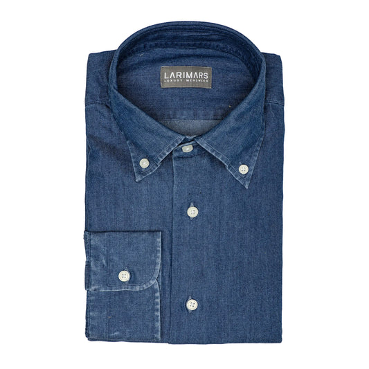 Medium Washed - Dark Denim - Larimars Clothing Men's Formal and casual wear shirts