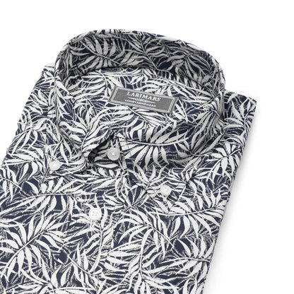Navy Floral Print - Larimars Clothing Men's Formal and casual wear shirts