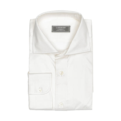Off White Fine Twill - Larimars Clothing Men's Formal and casual wear shirts