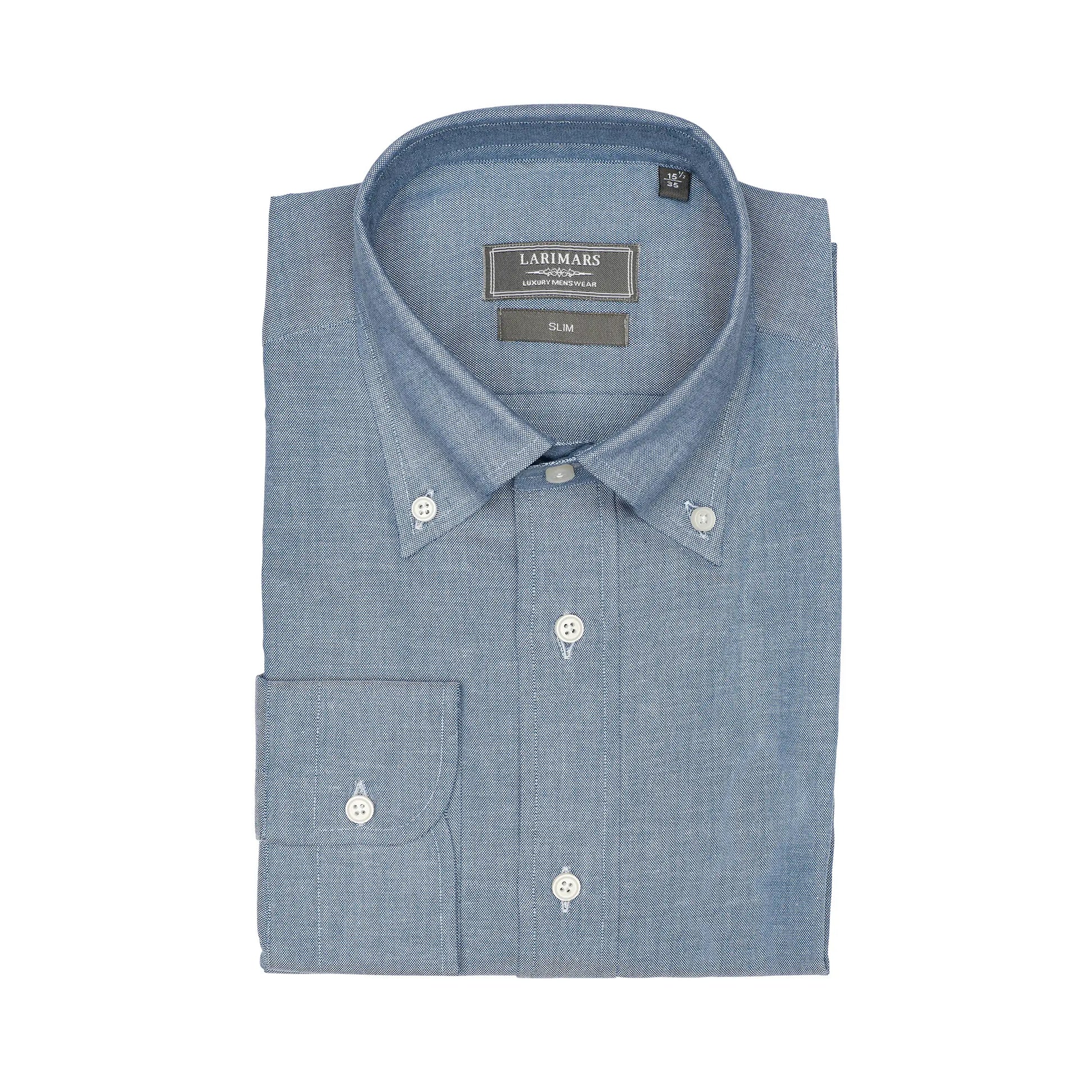 Pale Blue | Light Weight Oxford - Larimars Clothing Men's Formal and casual wear shirts