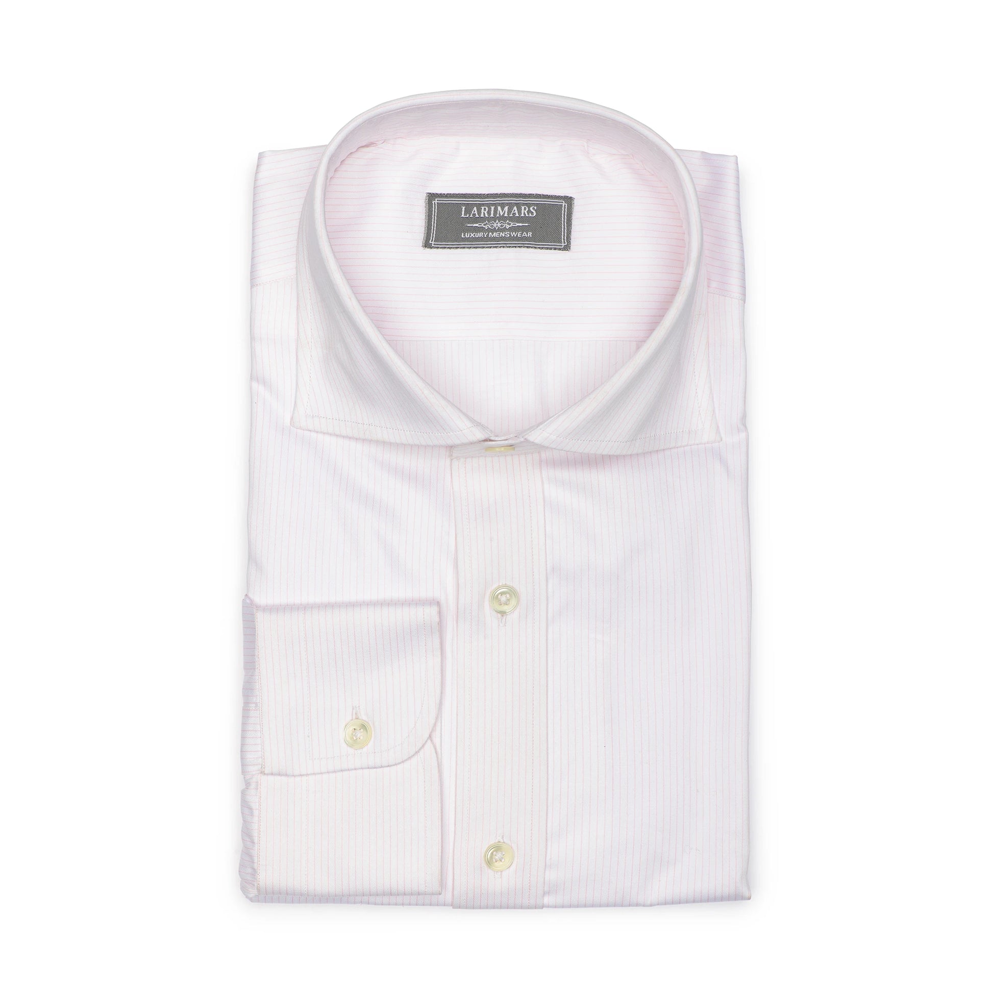 Pink Pencil Stripe - Larimars Clothing Men's Formal and casual wear shirts