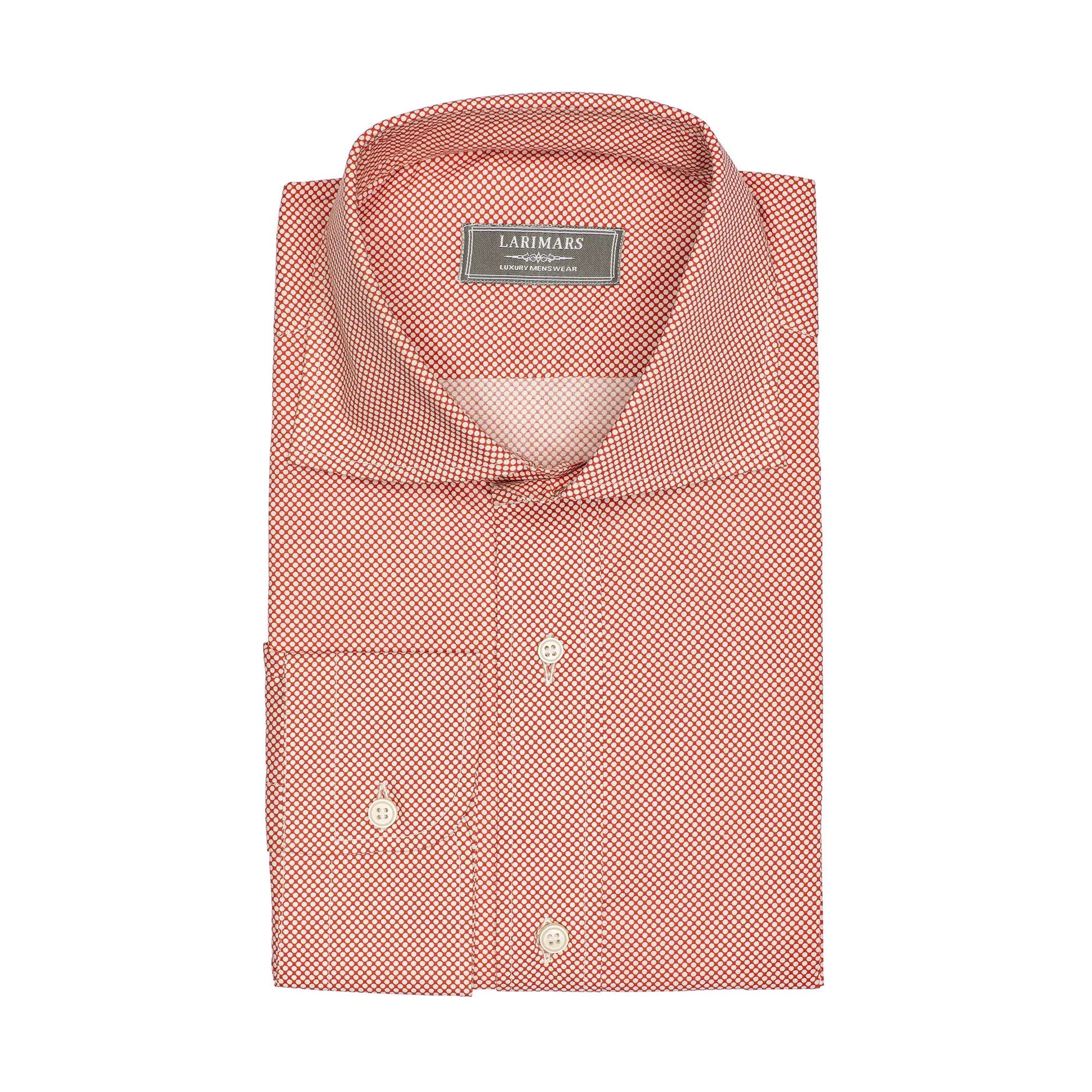 Red Circle Print - Larimars Clothing Men's Formal and casual wear shirts