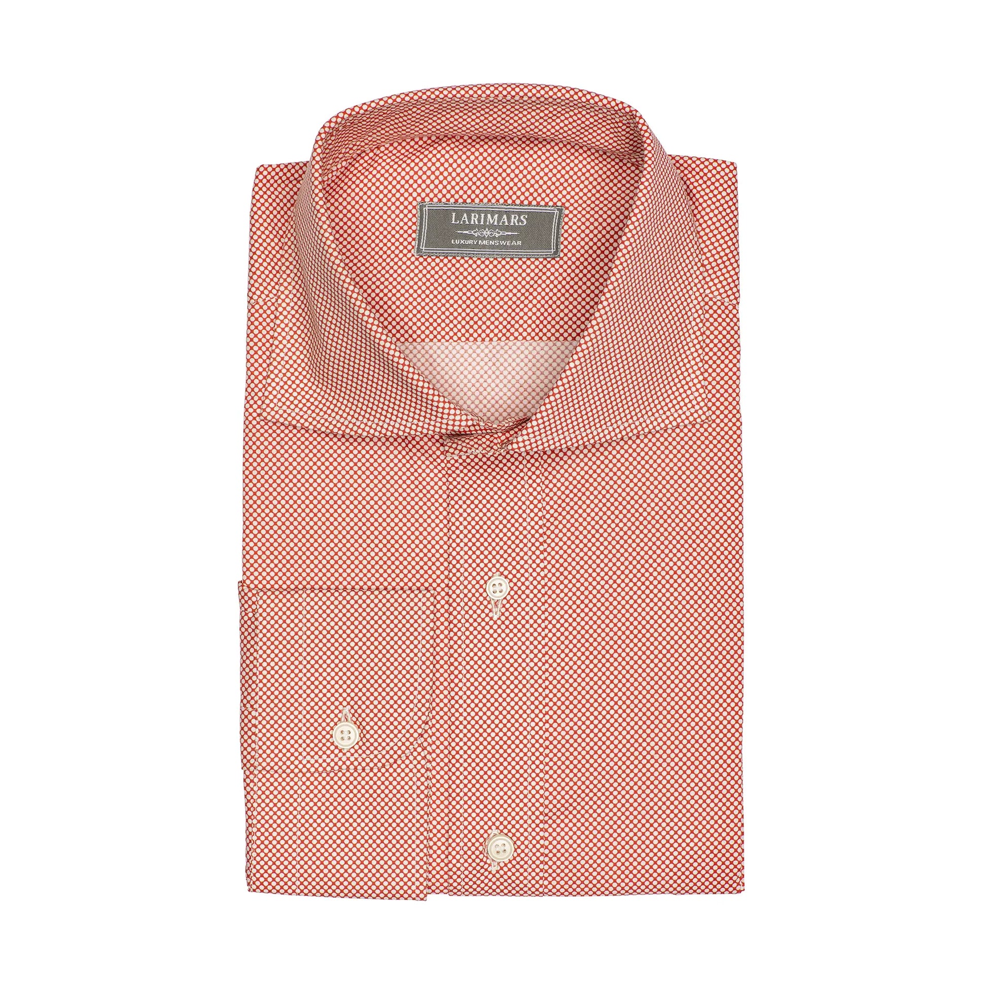 Red Circle Print - Larimars Clothing Men's Formal and casual wear shirts