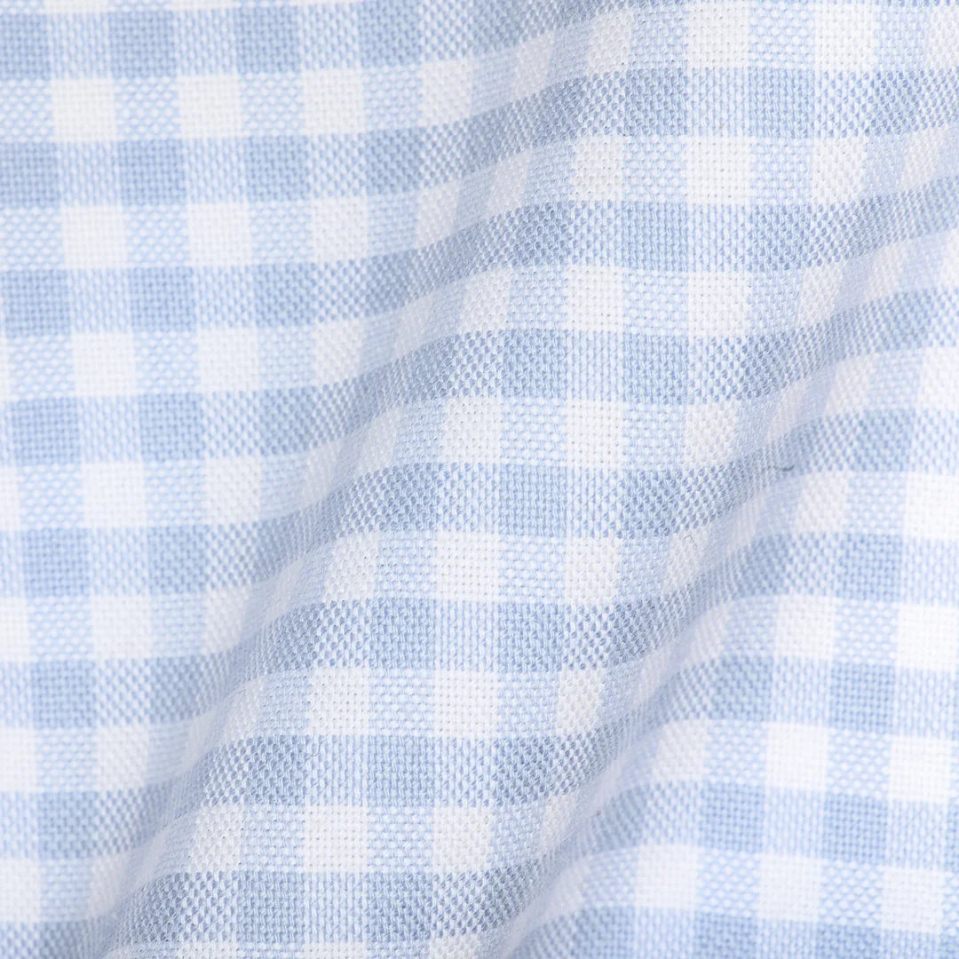 Sky Blue Check | Light Weight Oxford - Larimars Clothing Men's Formal and casual wear shirts