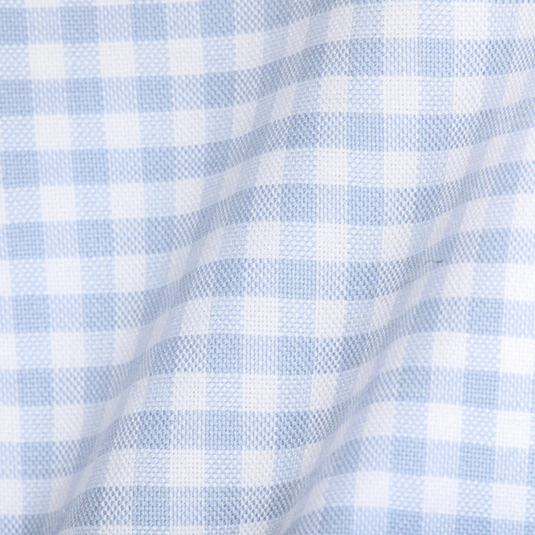 Sky Blue Check | Light Weight Oxford - Larimars Clothing Men's Formal and casual wear shirts