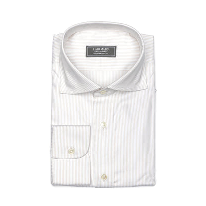 Brown Pencil Stripe - Larimars Clothing Men's Formal and casual wear shirts