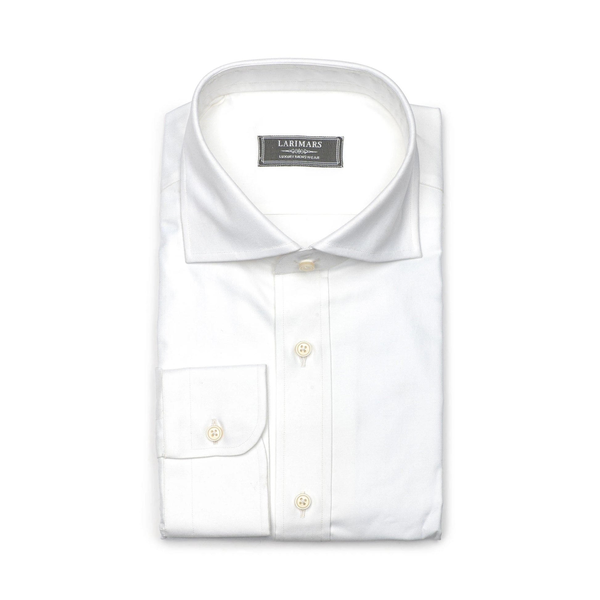 White Egyptian Cotton Shirt for Men