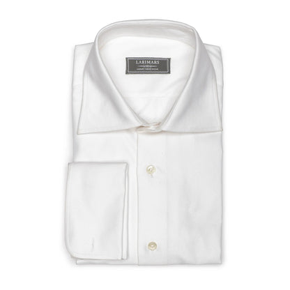 White Fine Twill - Larimars Clothing Men's Formal and casual wear shirts