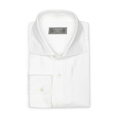 White Royal Twill - Larimars Clothing Men's Formal and casual wear shirts